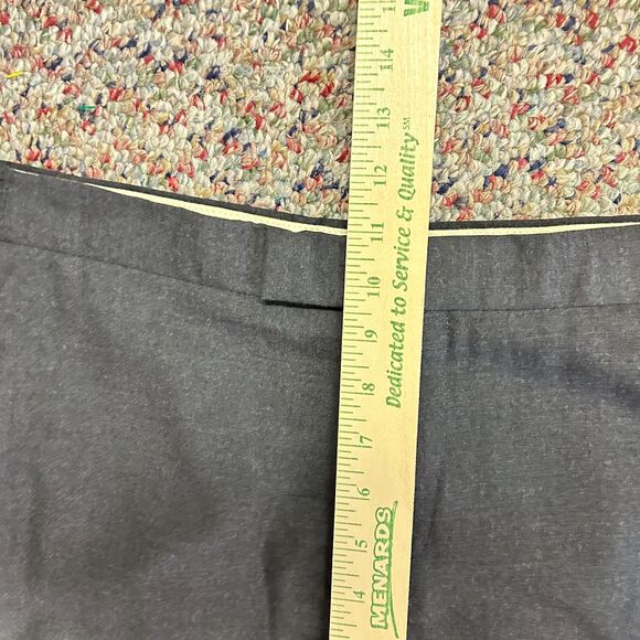 Charles Tyrwhitt Gray Wool Flat Front Slim Fit Dress Pants Size 34 X 34 - Picture 13 of 15